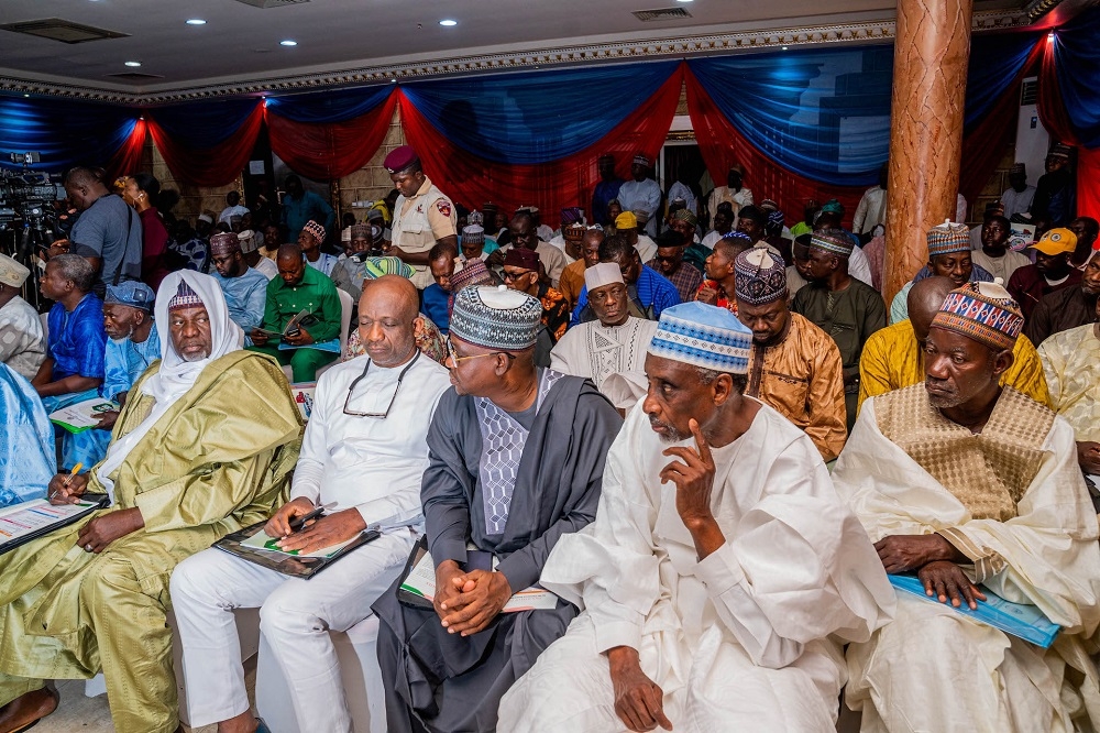 Cross section of the participants during the 23rd Annual General Meeting / Conference of the Nigerian Association of Road Transport Owners (NARTO) at the Sandralia Hotel, Solomon Lar Way, Jabi, Abuja, FCT on Tuesday, 24th January 2023. 